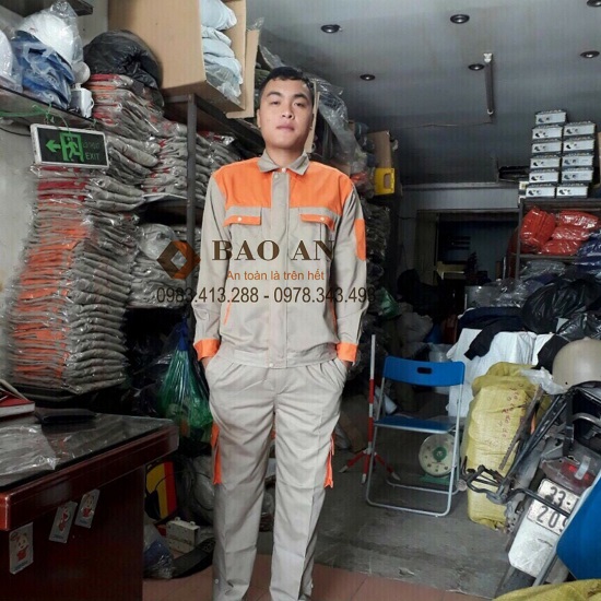 Quần áo kỹ sư ghi dày phối cam QABH006